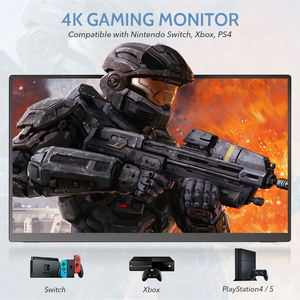 Arzopa 고화질 노트북 화면 익스텐더 슈퍼 슬림 <span class=keywords><strong>USB</strong></span> 15.6 인치 4K 모니터 컴퓨터 TV DVD에 대 한 Type-C와 휴대용 - Product Image 3