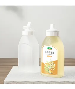 Airtight Leakproof Transparent PP Plastic Flip Top Screw Lids For Bottles Jars Cans Customized Color Food Grade