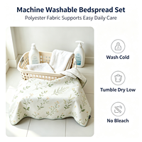 Ensemble de couvre-lit ChamXue, couvre-lit bohème 3 pièces en coton pur, garnissage alternatif au duvet 120 g/m², décoration, 2 taies d'oreiller, chambre à coucher