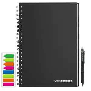 礼品环保火箭书智能日记 Pp 封面线圈旅程通用笔记本与笔