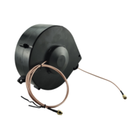 Cable de Extensión Eléctrico Industrial, Carrete de Cable Retráctil DYH-1703, Conector BNC, Autoblocante
