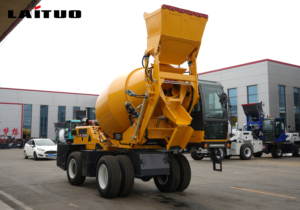 Tự tải trộn bê tông xe tải 3.5 mét khối động cơ diesel trộn bê tông xe selfloading trộn bê tông - Product Image 4