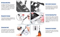 Kit de tournevis de précision pour ordinateur 115 en 1, ensembles de tournevis pour ordinateur portable avec embouts magnétiques