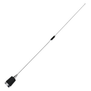<span class=keywords><strong>Antena</strong></span> Móvil VHF/<span class=keywords><strong>UHF</strong></span> 144/430MHz NMO Vertical de Alta Ganancia 5.5dbi 100W de Largo Alcance con Varilla de Acero Inoxidable <span class=keywords><strong>TDT</strong></span>-800-B 80cm con Tornillo - Product Image 1