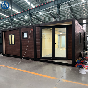 Maison <span class=keywords><strong>mobile</strong></span> de luxe Honlu de 10 pieds, bureau portable, petite cabane, maison préfabriquée pliable, conteneur extensible avec toilettes - Product Image 4