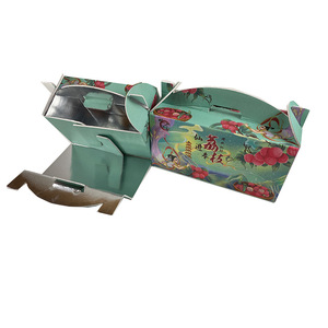 Luxury Customized Biodegradable <strong>Frozen</strong> Food Fruit Fresh Packaging Aluminum Foil Insulated Paper <strong>Boxes</strong> with Handle - Product Image 2