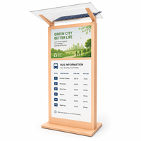 Señalización Digital Personalizada para Paradas de Autobús, Diseño Resistente al Agua y Duradero
