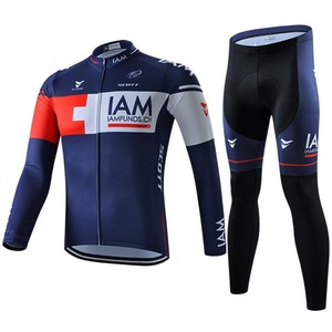 Jersey <span class=keywords><strong>de</strong></span> Ciclismo <span class=keywords><strong>de</strong></span> Manga Larga <span class=keywords><strong>de</strong></span> Nailon y Cachemira para Primavera, Otoño y Verano, <span class=keywords><strong>de</strong></span> Secado Rápido y Transpirable, para Ciclismo <span class=keywords><strong>de</strong></span> Carretera - Product Image 5