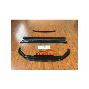 Xlstyling Kit Aero noir brillant pour VW <span class=keywords><strong>Tiguan</strong></span> MK2 R-line 15-19 jupe latérale lèvre avant diffuseur arrière Protection automatique de la carrosserie - Product Image 1