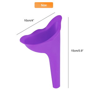 <span class=keywords><strong>Urinoir</strong></span> pour <span class=keywords><strong>femme</strong></span>, voyage en plein air, <span class=keywords><strong>camping</strong></span>, dispositif d'urination portable en silicone, entonnoir pour uriner pour <span class=keywords><strong>femme</strong></span> - Product Image 6