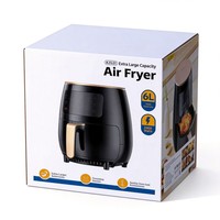 Boîte d'expédition pour colis, carton ondulé extérieur, boîte en carton ondulé, boîtes en carton kraft pour friteuse à air et équipement audio