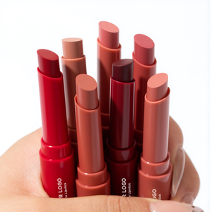 Vente en gros de rouge à lèvres coloré étiqueté sur mesure Formule hydratante non desséchante <span class=keywords><strong>Baume</strong></span> à lèvres mat nourrissant - Product Image 1