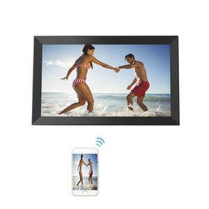 Via Uhale App Sending Photo <strong>Video</strong> From Mobile <strong>Video</strong> <strong>Loop</strong> Playback <strong>15</strong>.6 <strong>Inch</strong> WIFI Touch Screen <strong>Digital</strong> Photo <strong>Frame</strong> - Product Image 1