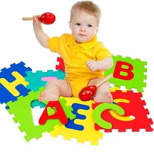 Tapete Modular de Rompecabezas con Letras de la A a la I, 32x32 cm, Baldosas de EVA para el Aprendizaje Infantil - Product Image 5