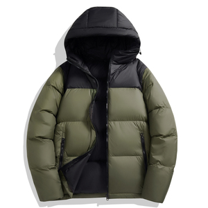 Chaqueta Acolchada de Algodón para Hombre y Mujer, con Capucha, Diseño Impermeable y Cortavientos, Estilo Abrigo Grueso y Cálido para Parejas - Product Image 2