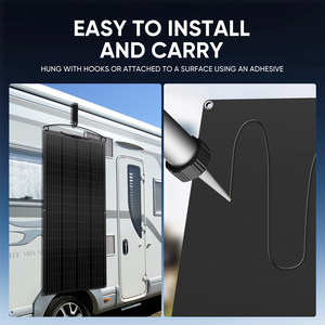 Módulo de alta eficiencia, peso más ligero, Paneles Solares Flexibles, sistema de energía <span class=keywords><strong>Solar</strong></span> Mono PV para coche, barco, RV, viaje, hogar, yate al aire libre - Product Image 4