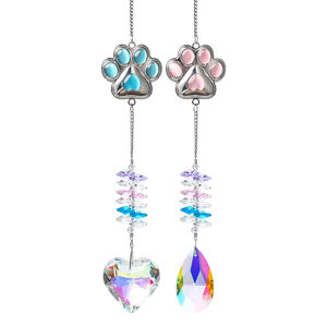 Attrape-soleil <span class=keywords><strong>en</strong></span> cristal Cœur Ailes d'Ange pour vitre de voiture, jardin, cadeau personnalisé commémoratif pour animal de compagnie, cadeau de condoléances, cadeaux prisme créateur d'<span class=keywords><strong>arc</strong></span>-<span class=keywords><strong>en</strong></span>-<span class=keywords><strong>ciel</strong></span> - Product Image 3