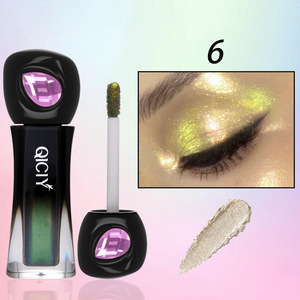 Halloween Stage Party 6 Colors Glitter Shimmer Pearl Chameleon Eye Shadow Vegan Waterproof Pigment <strong>Liquid</strong> Chameleon <strong>Eyeshadow</strong> - Product Image 6
