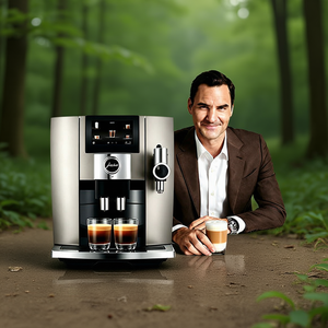 Jura <b>Fully</b> <b>Automatic</b> <b>Coffee</b> <b>Machine</b> J8 Stainless Steel Grind Brew Home Use - Product Image 2
