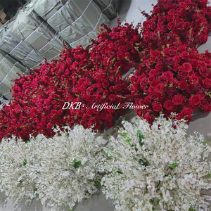Hot Sale Flower Wedding Arrangements rosemorning flower <b>ball</b> Custom Super Big red Rose flower <b>ball</b> - Product Image 5