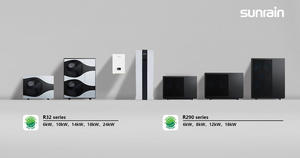 Sunrain R290 6-18kW Fuente de aire Inversor de CC completo EVI Calefacción Refrigeración y DHW <span class=keywords><strong>Calentador</strong></span> de aire a agua A +++ WIFI APP Bomba de calor monobloque - Product Image 6