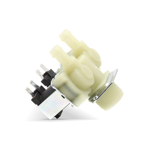 DN20 G3/4 đến 12 mét DC12V 24V AC 220V kép điện nước đầu vào <span class=keywords><strong>solenoid</strong></span> Van thường đóng van cho món ăn máy giặt - Product Image 4