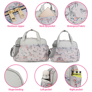 <span class=keywords><strong>Sac</strong></span> à Main et à Dos de Maternité Étanche, Sacs à Langer de Voyage Imprimés pour Bébé - Product Image 2