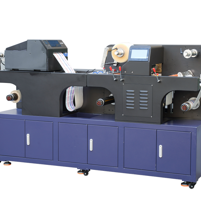 All-in-One Automatic Multifunctional Roll-to-Roll Label Printer Die-Cutting Machine industrial uv digital Inkjet Label Printer