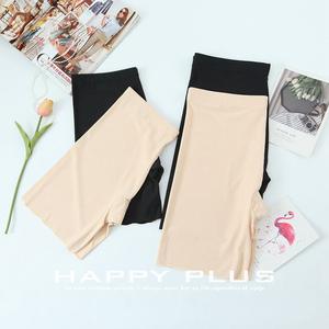 Shorts de Seguridad de Cintura Alta Runqi para Mujer, Talla Grande, Ropa Interior, Color Piel Oscuro, Tejido de Nailon, Capa Base, Talla Extra Grande - Product Image 2