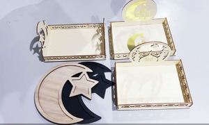 ถาดเสิร์ฟอาหารเดือนรอมฎอนถาดตัดด้วยเลเซอร์อุปกรณ์ตกแต่ง - Product Image 4