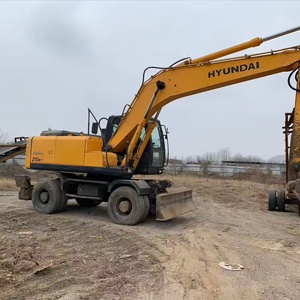 Excavatrice sur roues HYUNDAI 210W-7 d'occasion, 21 tonnes, hydraulique, matériel de construction - Product Image 4