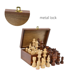 Piezas de Ajedrez <span class=keywords><strong>Staunton</strong></span> No.6 de 2022, Caja de Madera, Rey de 3.9 Pulgadas - Product Image 5