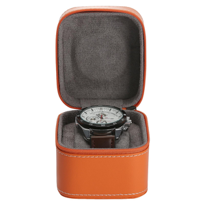 Estuche de Lujo para Relojes de Negocios, de Cuero, con Cierre Universal, Interior de Terciopelo Cuadrado, Plástico, Venta al por Mayor, Empaque Moderno - Product Image 1