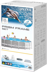 <span class=keywords><strong>Piscine</strong></span> familiale <span class=keywords><strong>INTEX</strong></span> 26732 pour jardin extérieur, ensemble de <span class=keywords><strong>piscine</strong></span> en PVC, grande <span class=keywords><strong>piscine</strong></span> ronde avec structure métallique, 5,49 m x 1,22 m - Product Image 6