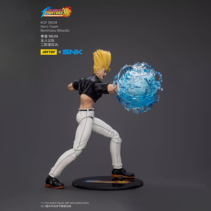Figura de Acción Coleccionable JOYTOY <span class=keywords><strong>KOF</strong></span> 98UM Hero Team Benimaru Nikaido JT01444 Escala 1/18, Modelo Articulado - Product Image 2