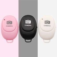 Botón disparador para selfi, accesorio, adaptador de controlador de cámara, control remoto por bluetooth para iphone y android
