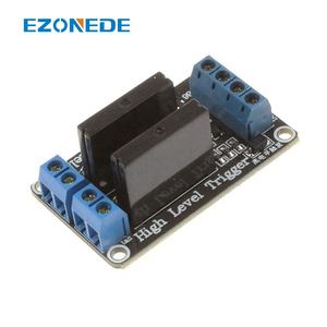 Dc 5V 12V 24V 2-kanaals Solid-State Relaismodule Op Hoog Niveau Trigger Dc-Besturing Ac 240V 2a Voor Plc Industriële Besturing - Product Image 5