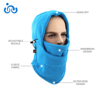 Balaclava de cyclisme d'hiver de haute qualité pour l'extérieur, balaclava intégrale coupe-vent, nouvelle masque de ski, balaclava unisexe 100% polyester
