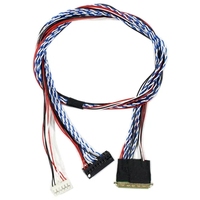 Holly ATX240 40-Pin LED-Bildschirmkabel Einzelnes 6-LVDS-Niederspannungs-Kupferleiterkabel mit PVC-Isolierung für Telekommunikation