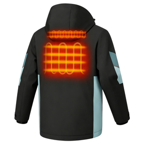 <span class=keywords><strong>Veste</strong></span> <span class=keywords><strong>de</strong></span> <span class=keywords><strong>ski</strong></span> chauffante électrique rechargeable pour <span class=keywords><strong>homme</strong></span>, imperméable, personnalisée AQTQ, alimentée par batterie, lavable, chauffage USB, hiver - Product Image 4