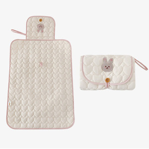 Colchoneta portátil para cambiar pañales de bebé, colchón plegable para cambiar pañales, colchón transpirable para cuna, almohadilla de algodón esencial para bebés - Product Image 2