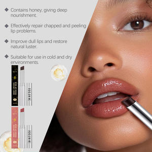 Hidratante Vegano Ecológico Daily Honey Bálsamo labial Color negro y rosa Mejora para el producto para el cuidado de los labios - Product Image 3