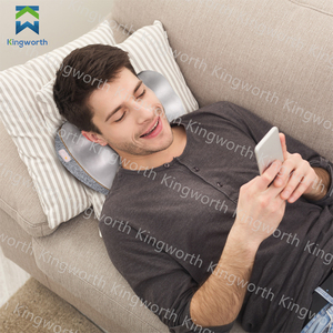 Kingworth inalámbrico cintura portátil Shiatsu vibrador espalda cuello masaje almohada con calor - Product Image 2