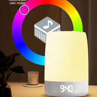 Mesin Tidur Menenangkan 32 Suara Alam Lampu Ambient Timer Lampu Malam Lembut untuk Bayi Wanita Prenatal dan Postnatal