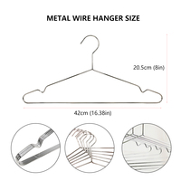 WINWIN Vente en gros personnalisé vente enfants porte vetements cintres en métal pour sintre vetement pour bebe