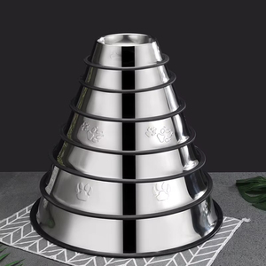 Comedero <span class=keywords><strong>para</strong></span> <span class=keywords><strong>perros</strong></span> pequeños, medianos y <span class=keywords><strong>grandes</strong></span>, <span class=keywords><strong>bebederos</strong></span>, comederos <span class=keywords><strong>para</strong></span> mascotas de acero inoxidable, forma redondeada, diseño antideslizante, comida <span class=keywords><strong>para</strong></span> mascotas, viaje de agua - Product Image 6