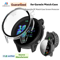 Protector de Pantalla de Vidrio Templado y Funda para Reloj Garmin Forerunner 170 970 570 255 965 955 165 265