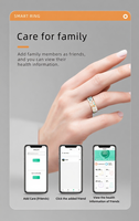 Anneau intelligent podomètre oxymètre Fitness Tracker Anneau de santé intelligent pour hommes femmes téléphone avec fréquence cardiaque sommeil piste OEM MRR18