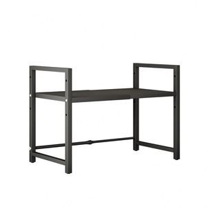 Estante de Almacenamiento Retráctil de Acero al Carbono de Una Sola Capa Personalizable para Horno de Microondas con Ganchos para Cuchillos para Cocina - Product Image 4