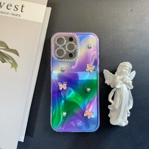 Phụ Kiện Di Động Cầu Vồng Màu Bling Trường Hợp Điện Thoại Cho Iphone 15 Pro Max 16 14 13 12 11 360 Chống Sốc Imd Vỏ Điện Thoại - Product Image 1